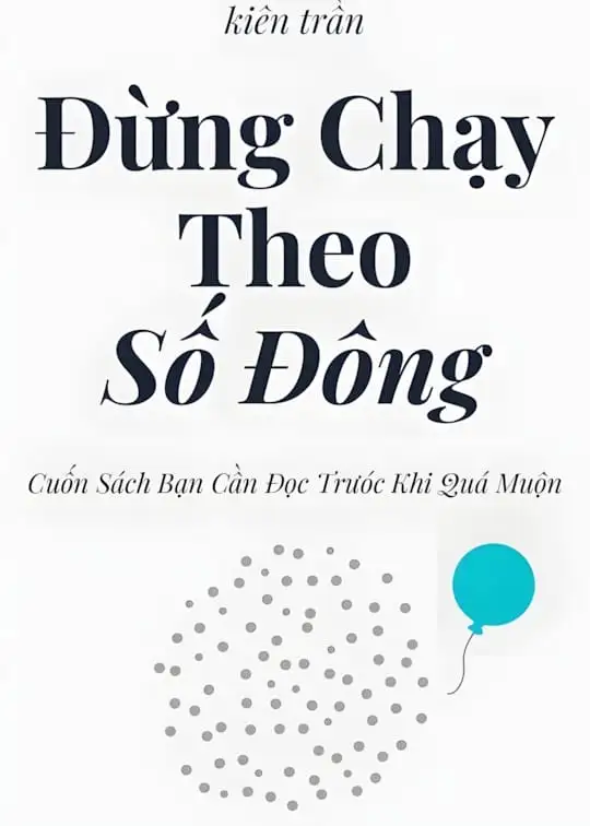 Ảnh bìa sách Đừng Chạy Theo Số Đông