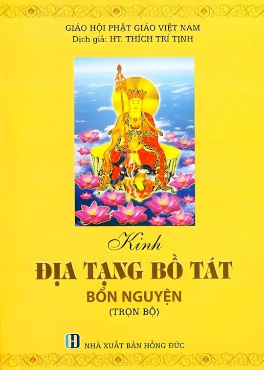 Ảnh bìa sách Kinh Địa Tạng Bồ Tát Bổn Nguyện