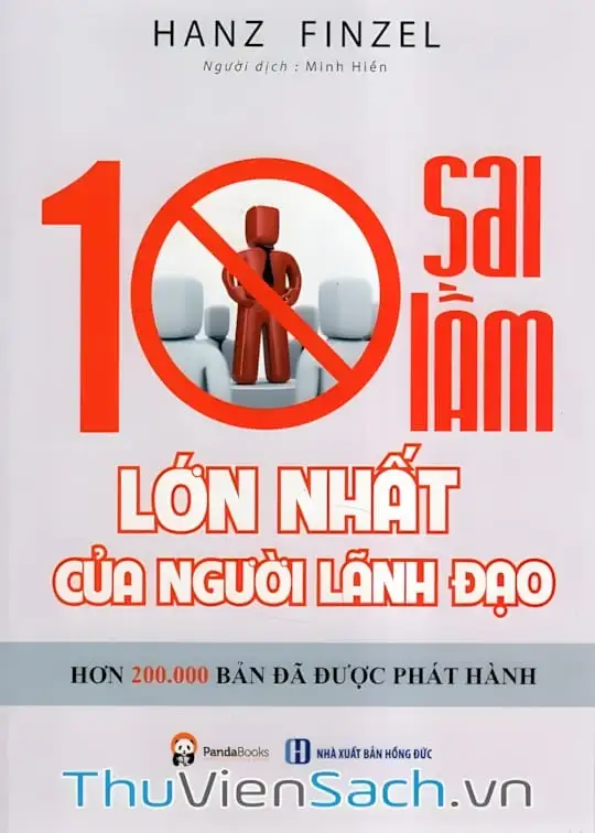 Ảnh bìa sách 10 Sai Lầm Lớn Nhất Của Người Lãnh Đạo