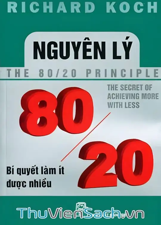 Ảnh bìa sách Nguyên Lý 80-20