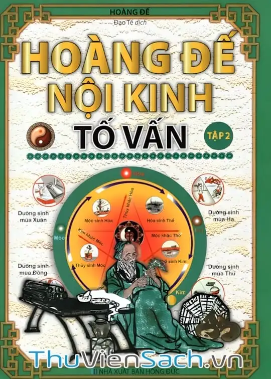 Ảnh bìa sách Hoàng Đế Nội Kinh Tố Vấn