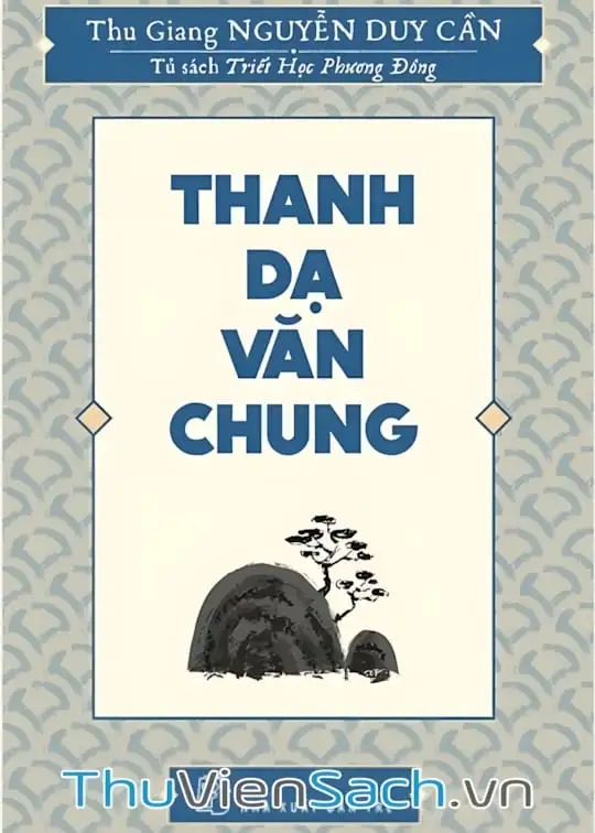 Ảnh bìa sách Thanh Dạ Văn Chung