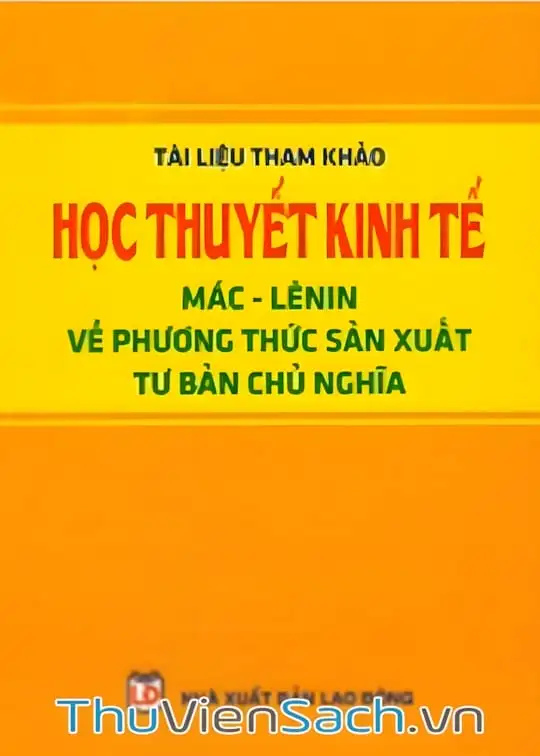 Ảnh bìa sách Học Thuyết Kinh Tế