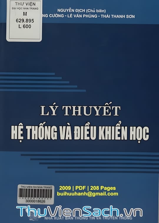 Ảnh bìa sách Lý Thuyết Hệ Thống Và Điều Khiển Học