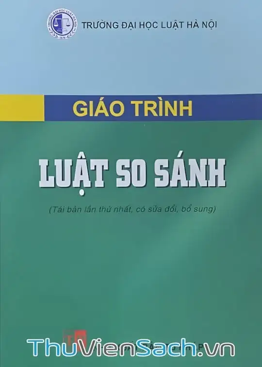 Ảnh bìa sách Luật So Sánh