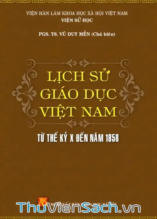 Ảnh bìa sách Lịch Sử Giáo Dục Việt Nam