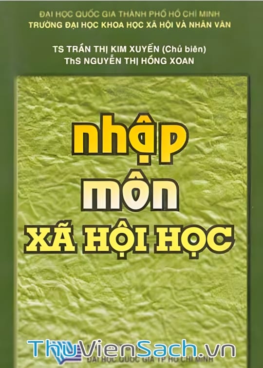 Ảnh bìa sách Nhập Môn Xã Hội Học