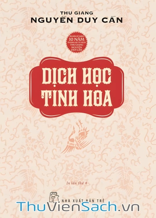 Ảnh bìa sách Dịch Học Tinh Hoa