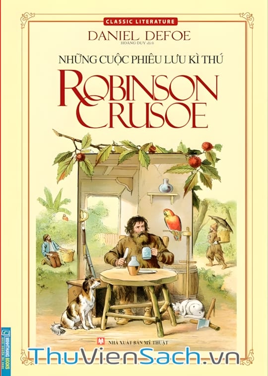 Ảnh bìa sách Những Cuộc Phiêu Lưu Kì Thú Robinson Crusoe