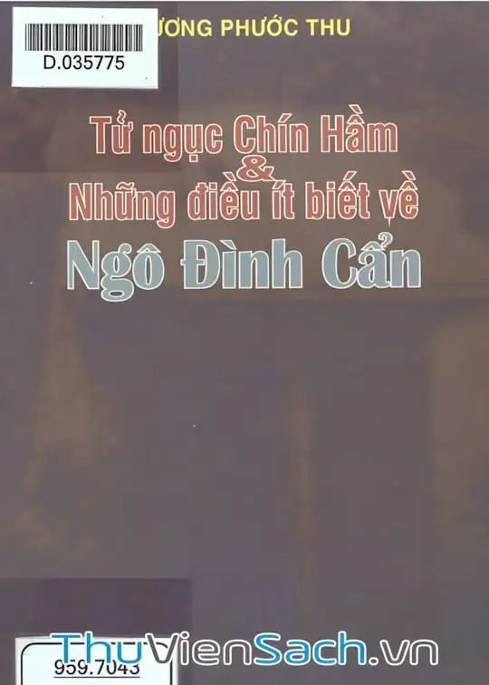 Ảnh bìa sách Tử Ngục Chín Hầm Và Những Điều Ít Biết Về Ngô Đình Cẩn