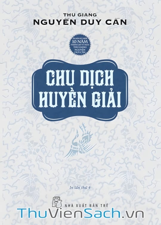 Ảnh bìa sách Chu Dịch Huyển Giải