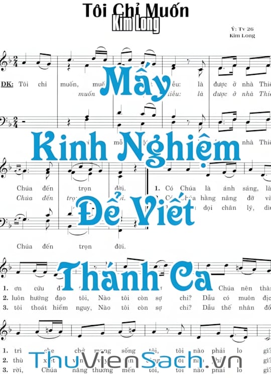 Ảnh bìa sách Mấy Kinh Nghiệm Để Viết Thánh Ca