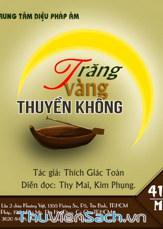 Ảnh bìa sách Trăng Vàng Thuyền Không