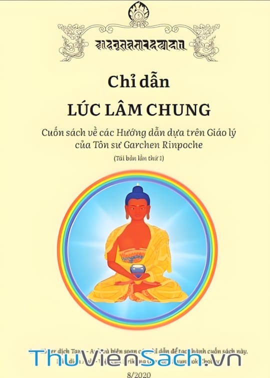 Ảnh bìa sách Chỉ Dẫn Lúc Lâm Chung