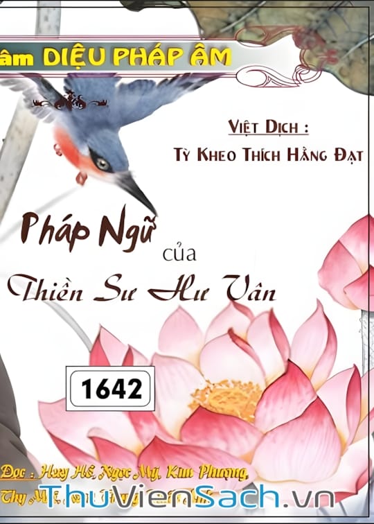 Ảnh bìa sách Pháp Ngữ Của Thiền Sư Hư Vân